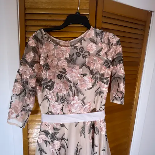 BHLDN By Anthropologie Linden Pink Floral Dress Size 10