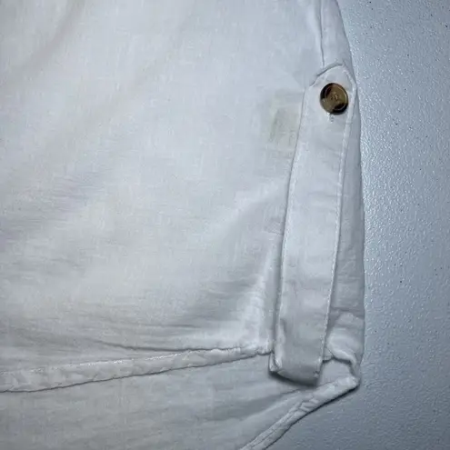 True Destination Lightweight Cover Up Size Medium White Tunic Beach Resort Vacay