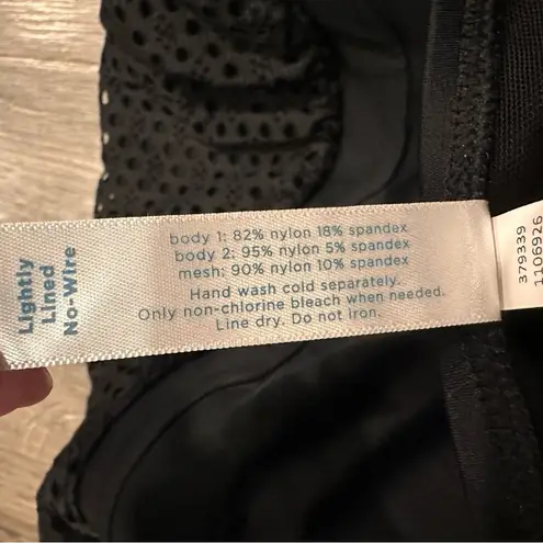 Cacique SWIM BY DRESS SWIMSUIT PLUS Size 20BLACK Mesh Crochet ONE PIECE Beach