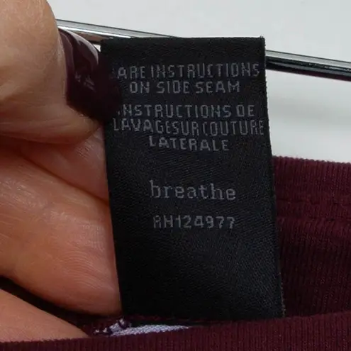 prAna Womens Breathable Paisley Pull On A-Line Skirt Size L Brown Stretch Casual