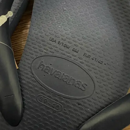 Havaianas NEW Navy Blue Slim Flip Flops Size 9/10