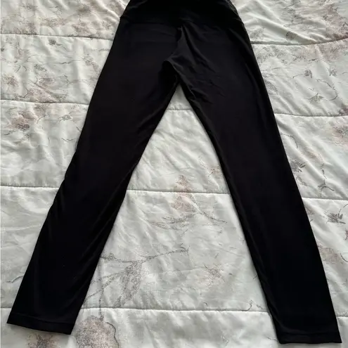 Felina black super soft mid rise leggings, size S athletic Athleisure workout