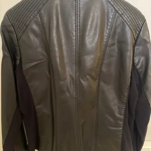 G.H. Bass &Co. G.H. Bass & Co. Black Faux Leather Jacket