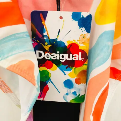 Desigual Women's Biki Arte One-Piece Swimsuit Size S Multicolor Abstract Print