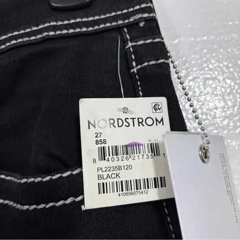 PTCL NWT Heavy Stitch Denim Maxi Skirt 27 Black Size M