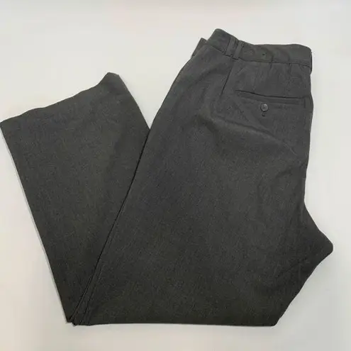 Lane Bryant  Gray Flat Front Trouser