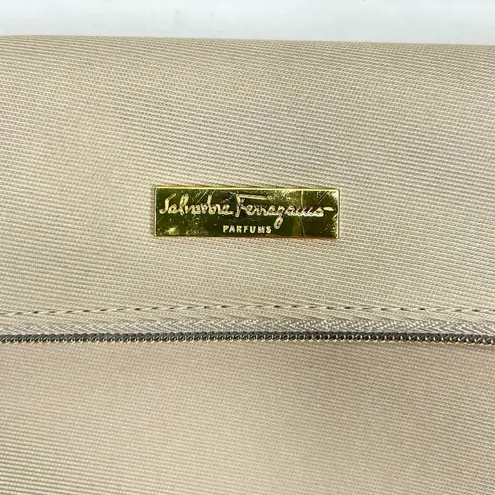 Salvatore Ferragamo Parfums Travel Pouch in Tan