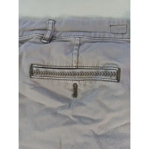 Pilcro and the letterpress womens green flat front shorts size 34 in wai…