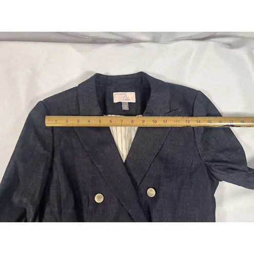 OLIVIA PALERMO Chelsea 28 Denim Blazer Size M Size M