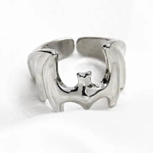 Silver Bat Ring