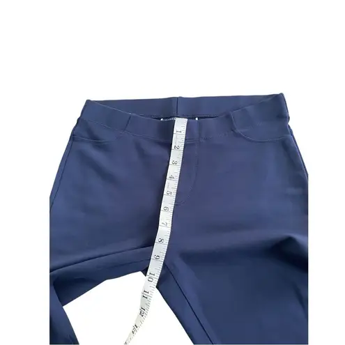 Karen Scott Sport Blue Women’s petite ShortStretch Pant Navy Blue Pull-On.