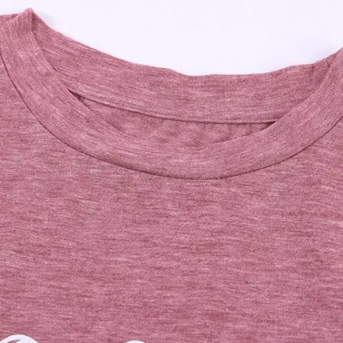 "BE KIND" GRAPHIC PINK MAUVE T