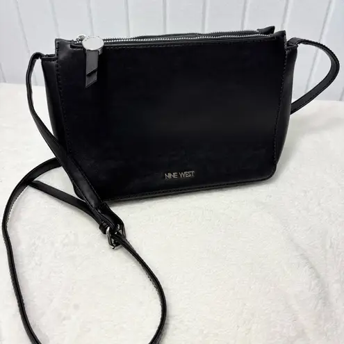 Nine West  Elegant Black Crossbody Bag