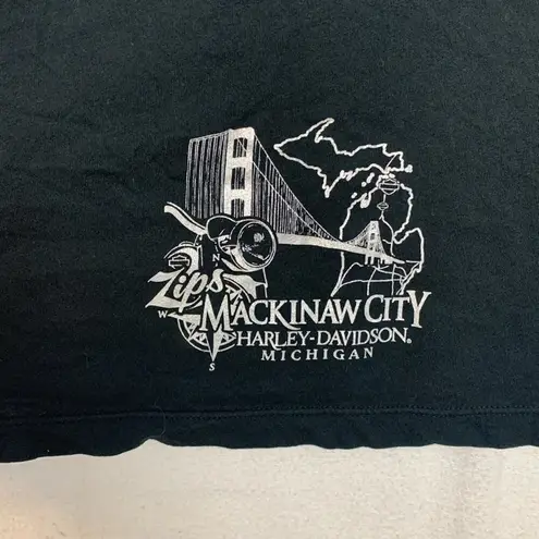 Harley Davidson women's medium short sleeve bling tee graphic black moto biker