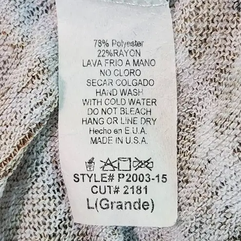 JODIFL Tan and Gray Oversized Poncho Shirt Size Large Plaid Oversized Top