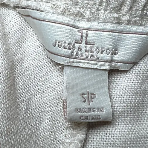 Julies & Leopold Linen Blend Drawstring Pants Womens Small Beige Lightweight Tan Size undefined