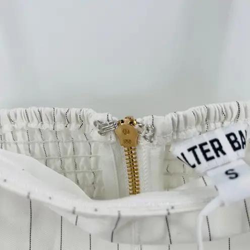 Walter Baker Tank Size Small Crop Chicago Pin Stripe NWT White Designer Luxury