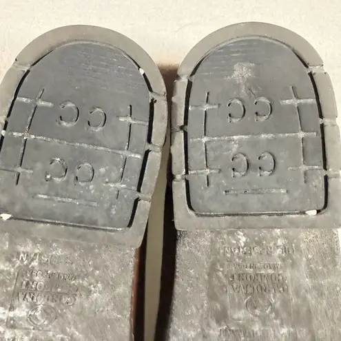 Carolina Comfort Womens Sz 10 M Steel Toe Work Boots Brown Slip Oil Resistant