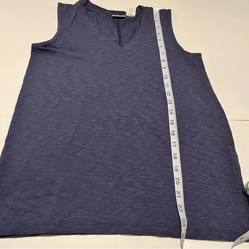 St. Tropez West Womens Size Small Blue Sleeveless Top Shirt Modal Blend Coastal