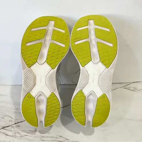 On Cloud Eclipse Size 10 Women's Running Shoes White Sand Lime Green