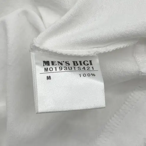 The Beatles Mens Bigi T Shirt Apple Corps Ltd 2009 Graphic Print Unisex Medium White