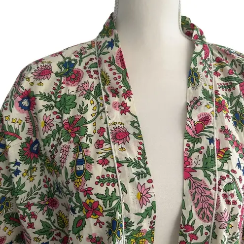 AMRANIS Botanical Print Caftan Robe One Size Size undefined