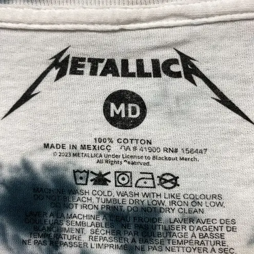 Metallica In Vertigo You Will Be Heavy Metal Band Tie Dye Tee M