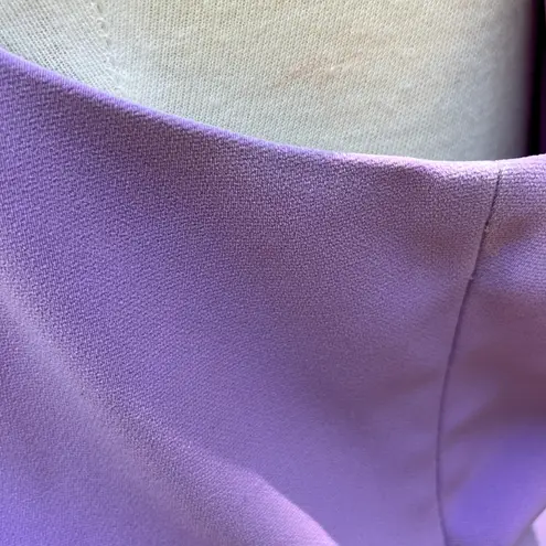 Louise Ricci Top Blouse Sz 18 Purple Beaded square Neckline Rhinestone Y2K Glam