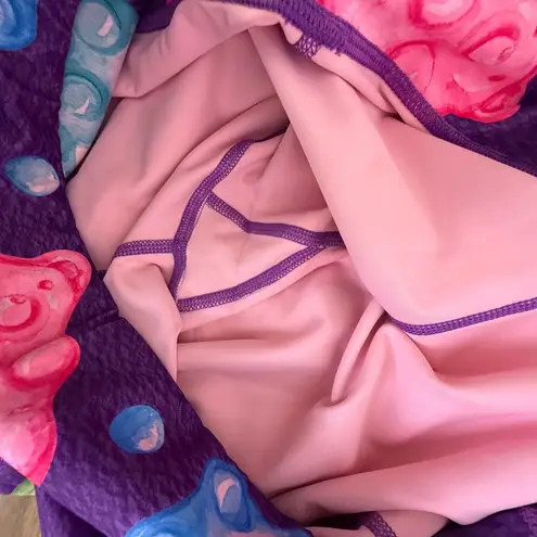 CVG Constantly Varied Gear Pocket Leggings Womens 2XL Purple Gummy Bear Crossfit Size 2X