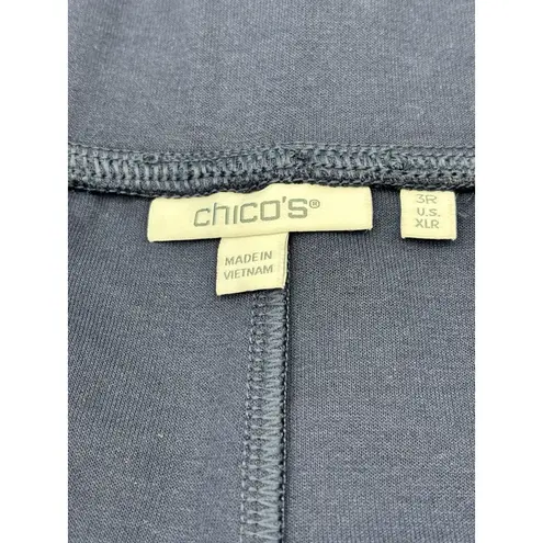 Chico's  Pants Size XL R Blue‎ Pull On Juliet Slim Leg Ankle Pant Stretch Comfy - Image 7