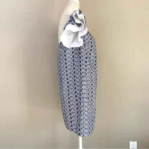 CeCe NWT Roseanna stripe embroidered off the shoulder dress Size 4