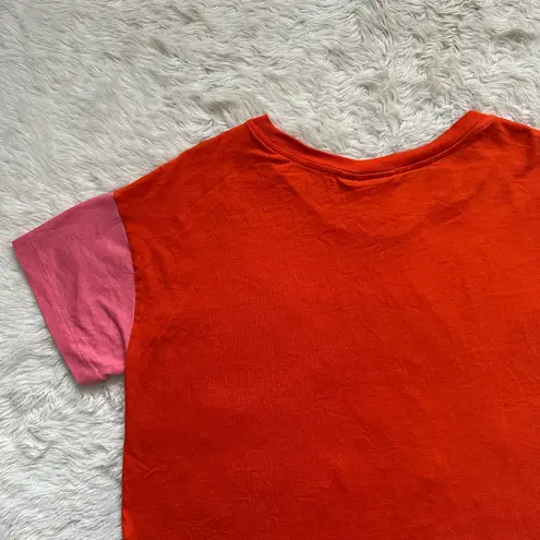 Farm Rio x Anthropologie Top Oversized Graphic Tee Short Sleeve Petite Sz LP