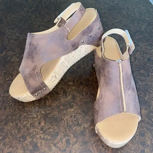 Summer Platform Wedge Peep