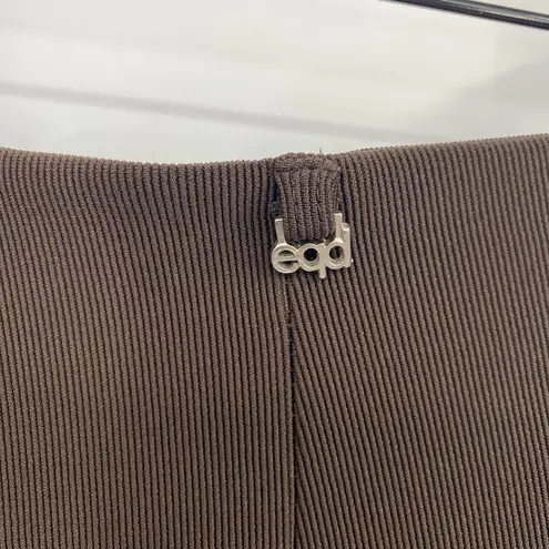 Vintage Equestrian Pig Suede Pants High Rise Stretchy Dark Brown Womens Medium