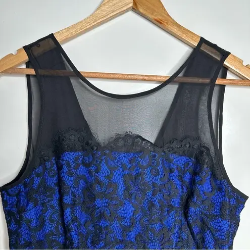 Moulinette Soeurs Anthropologie NWT Saphire Illusion Lace Overlay Dress Size 4
