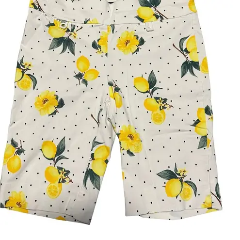 Bermuda NYCC Lemon Print  Shorts - Size 10