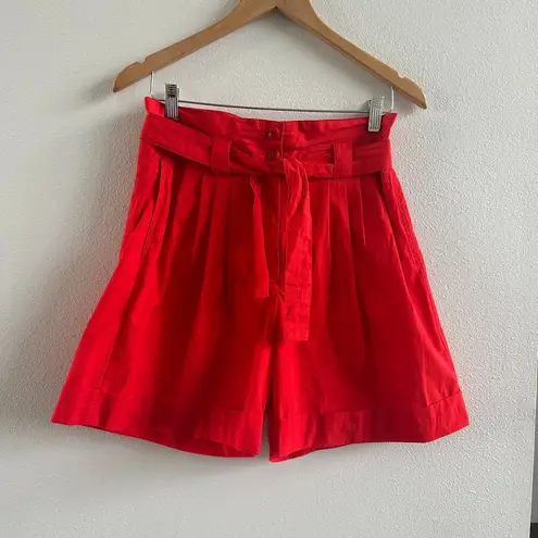 The Great. The Pleated Trouser Short. Size 1 New Red