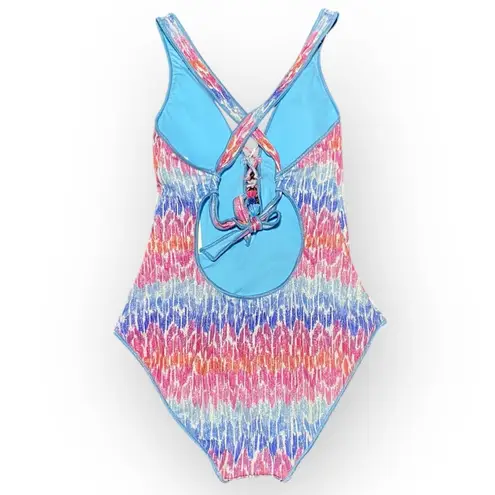 Becca Joshua Tree Plunge One-Piece Swimsuit Size Small NWT Adjustable Tie Back - Image 4