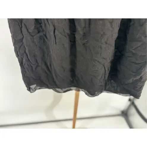 Hatch Maternity Women’s short sleeve blouse Black One Size Viscose Wool