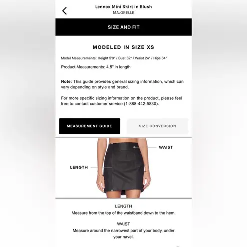 Majorelle Lennox Mini Skirt in Blush