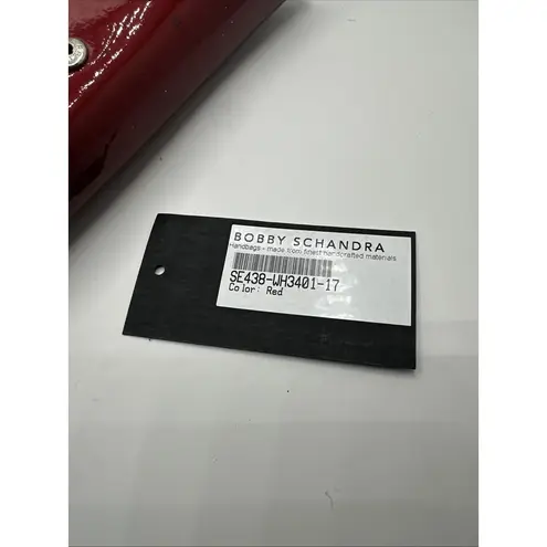 Bobby Schandra Of Dallas Red Patent Leather Signed By Bobby. See Pictures