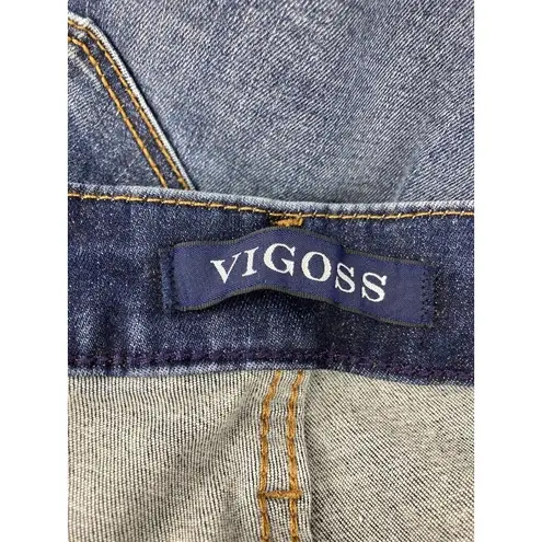 Vigoss New  Jagger Boot Cut Jeans Womens Size 16X32 Luxe Stretch Classic Fit Blue