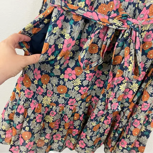 Birds of Paradise Trovata Birds of Paradis Vintage Floral Abigail Short Dress Size Large