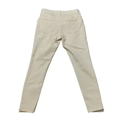 Isabel Maternity NWT Ecru Skinny Jeans Jeggings Side Panels Under Belly New