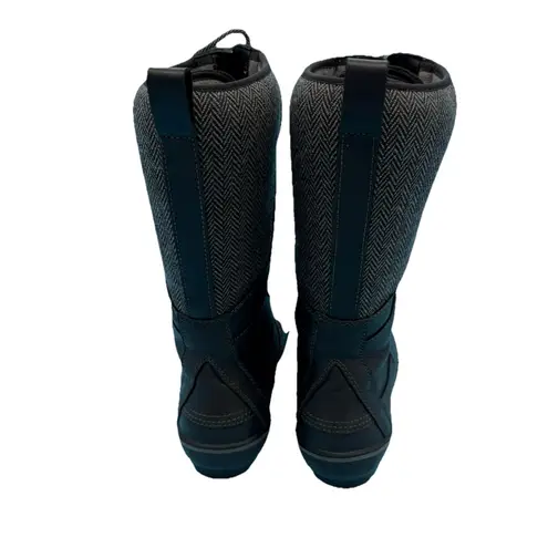 .L.Bean Bar Harbor Waterproof Tall Snow/Rain Boot Women's Black/ Grey Size 8 Gray - Image 3