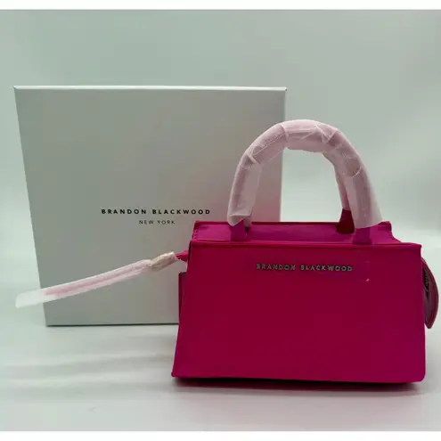 NIB Brandon Blackwood Arlen Hot Pink Bag NWT Complete Set w/ Box & Dust Bag