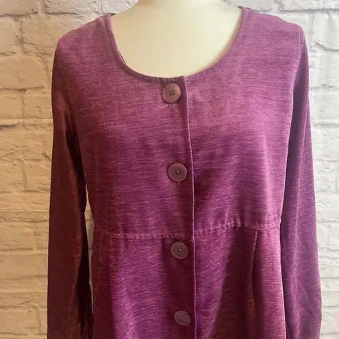 Soft Surroundings Women’s Fiona Lagenlook Shirt Jacket Size Medium