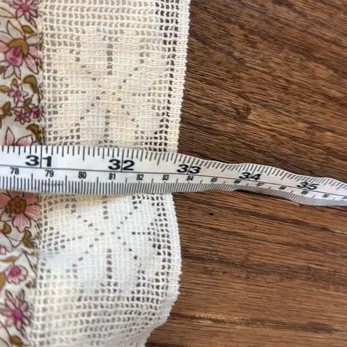 Veronica Beard Addilyn floral puff sleeve lace trim dress 6