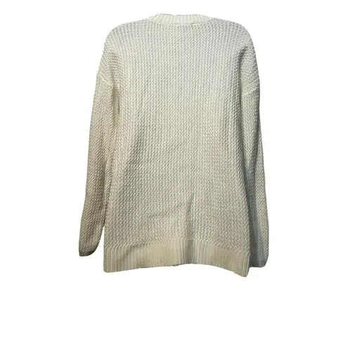 1. State  NEW Women's Size M Multicolor Stripe Loop Stitch Crewneck Sweater Top - Image 2