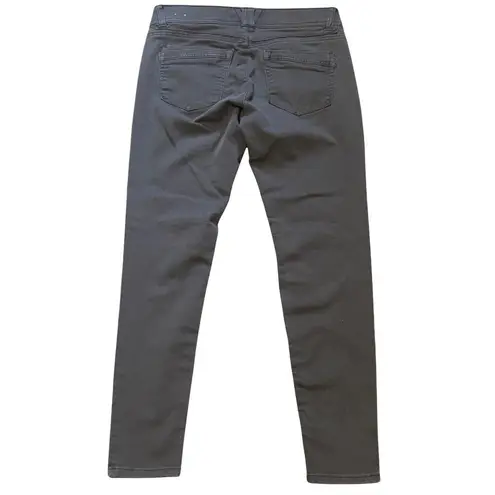 Democracy Midrise Ab Technology Ankle Length Skinny Jean EUC Dark Gray Womens 4